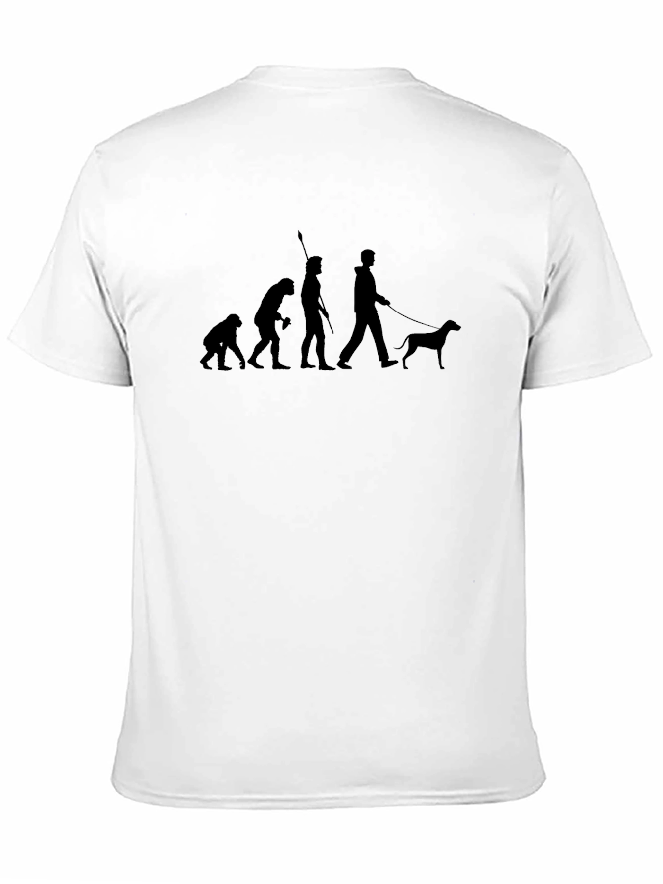 Evolution of Dog Owner T-Shirt - Black