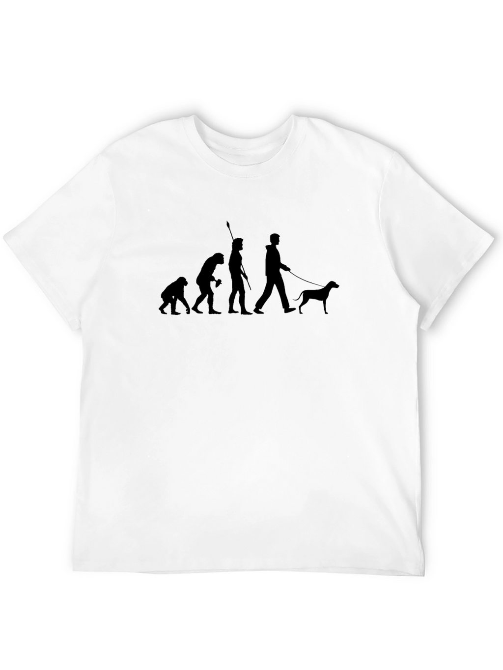Evolution of Dog Owner T-Shirt - Black