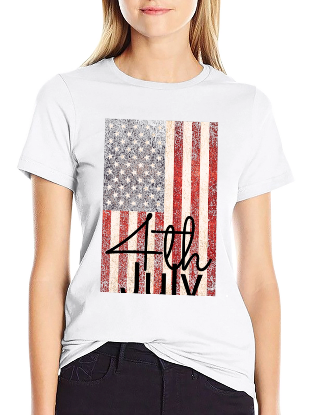 Patriotic 4th of July Flag T-Shirt