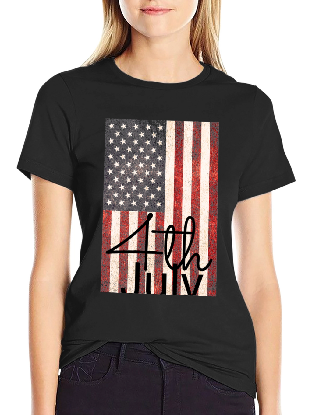 Patriotic 4th of July Flag T-Shirt