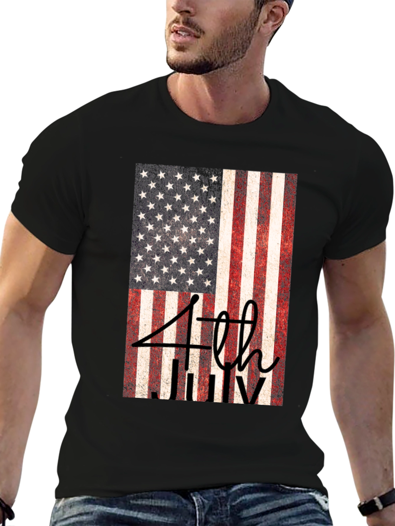 Patriotic 4th of July Flag T-Shirt