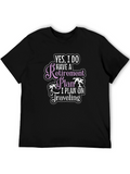 Retirement Plan Travel T-Shirt - Black
