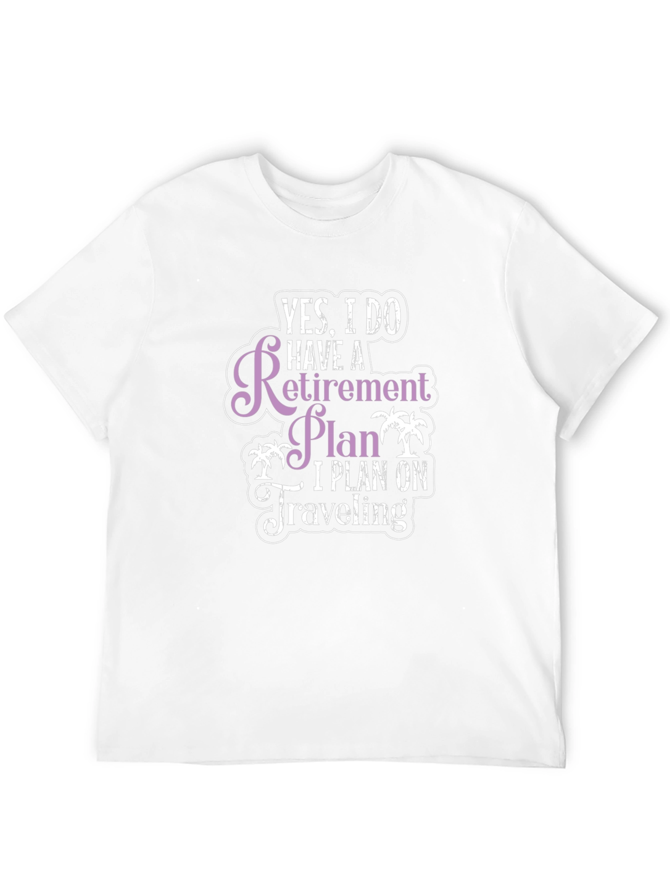 Retirement Plan Travel T-Shirt - Black