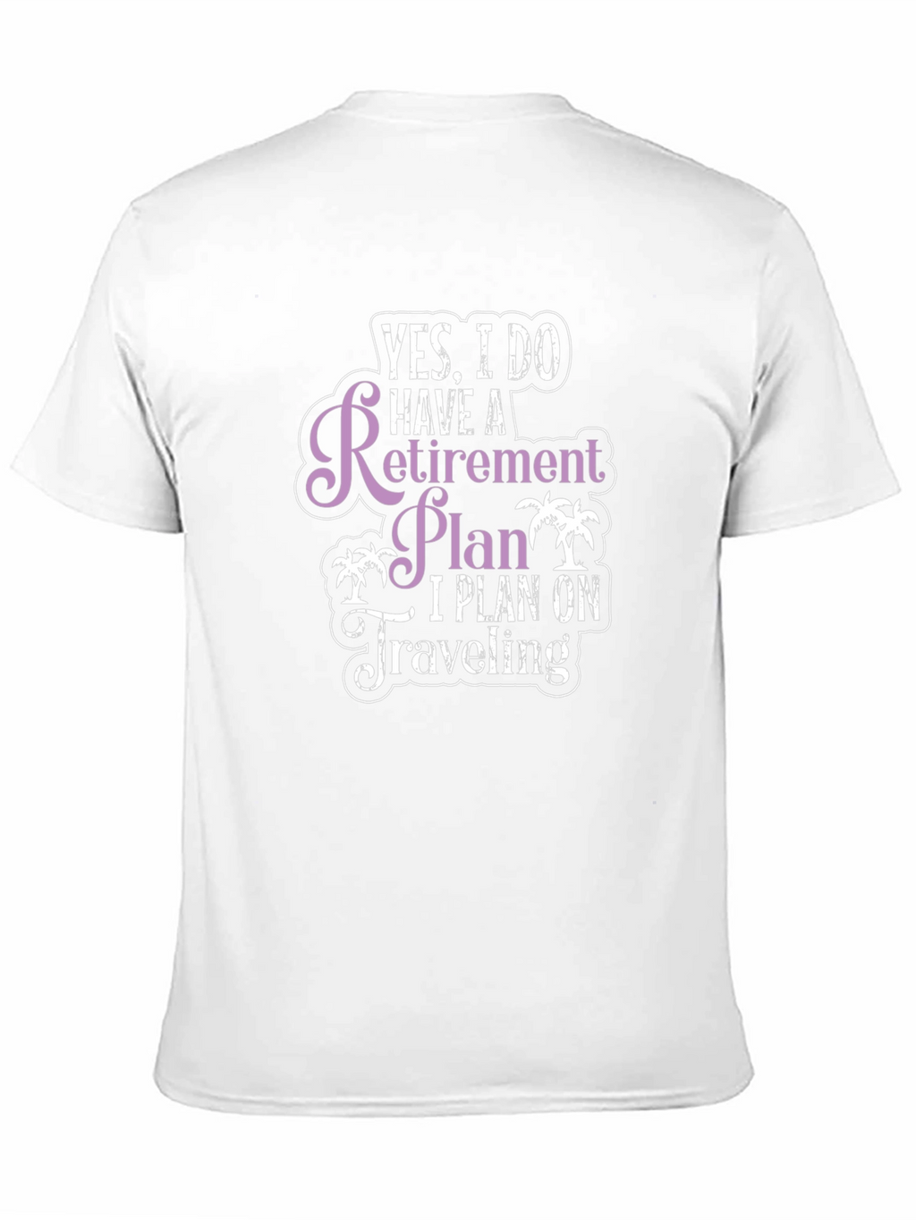 Retirement Plan Travel T-Shirt - Black