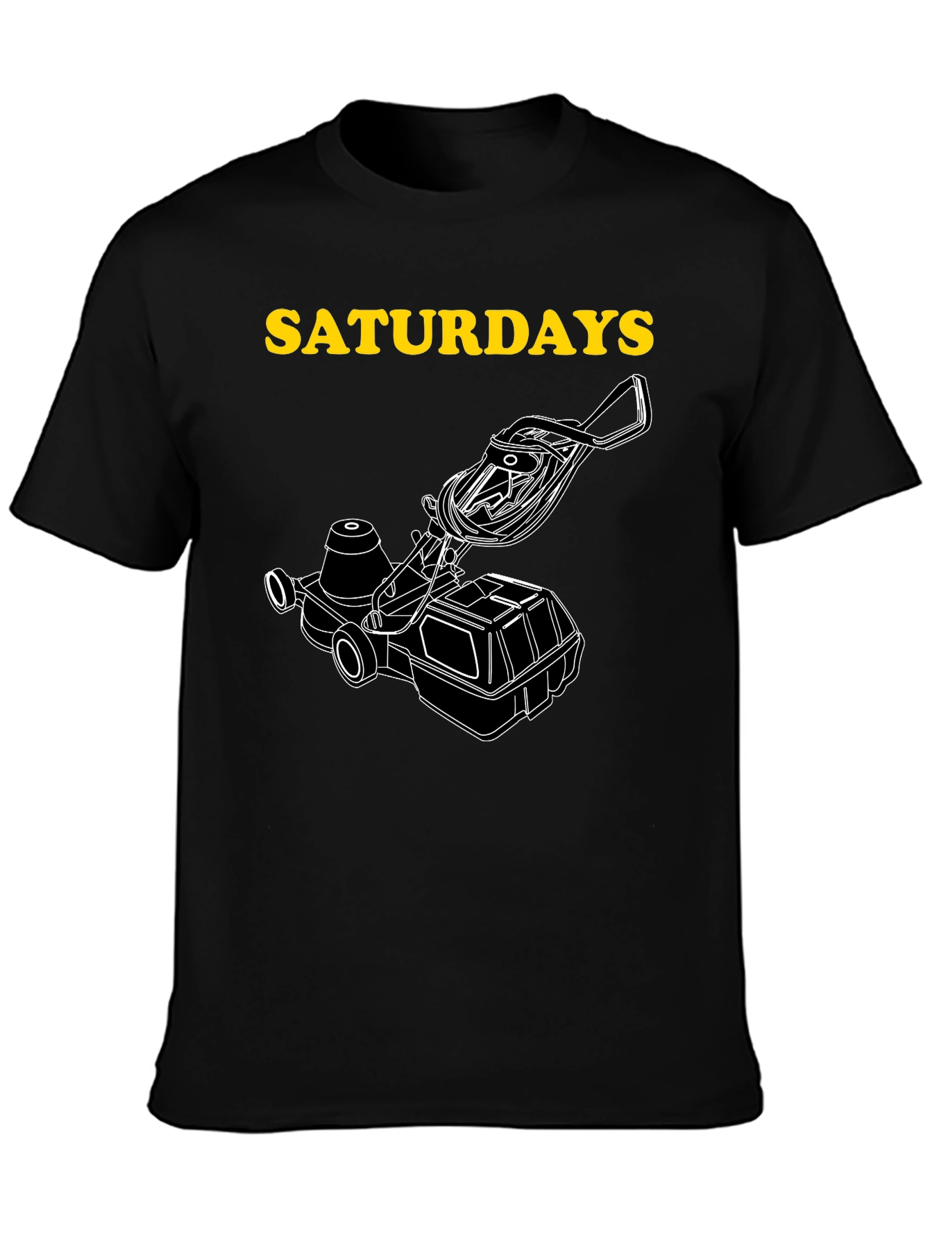 Saturday Lawn Mower Graphic Tee