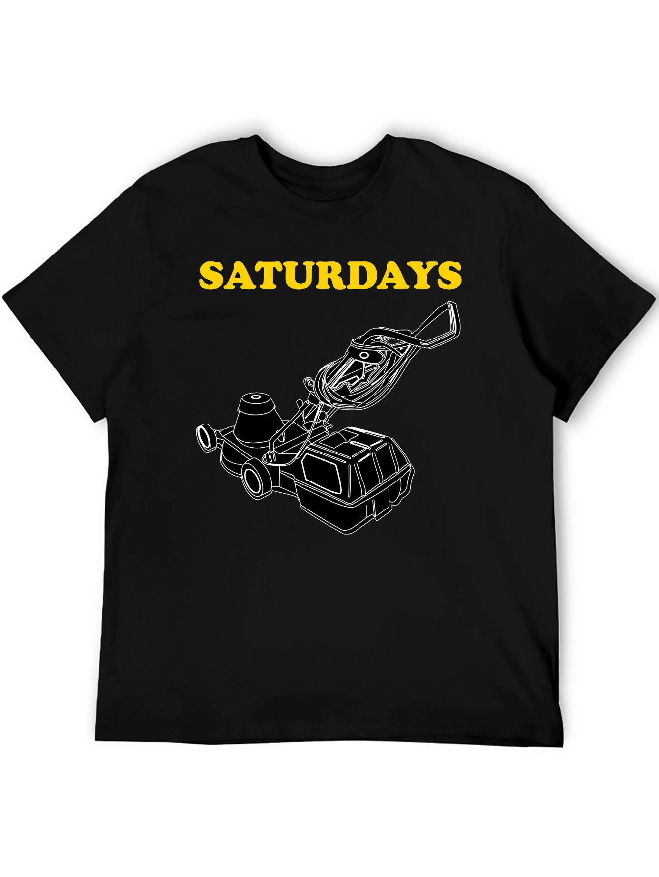Saturday Lawn Mower Graphic Tee