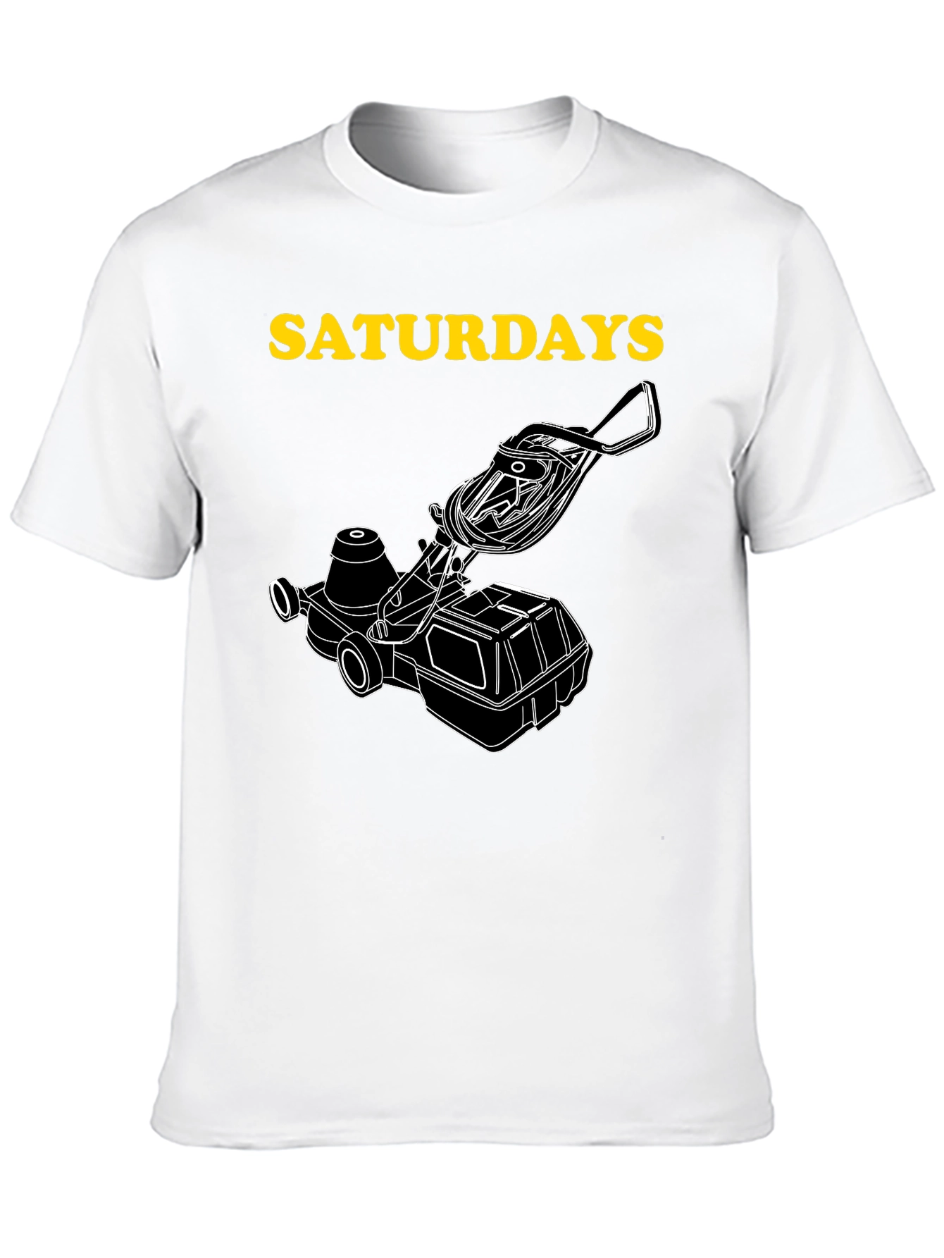 Saturday Lawn Mower Graphic Tee