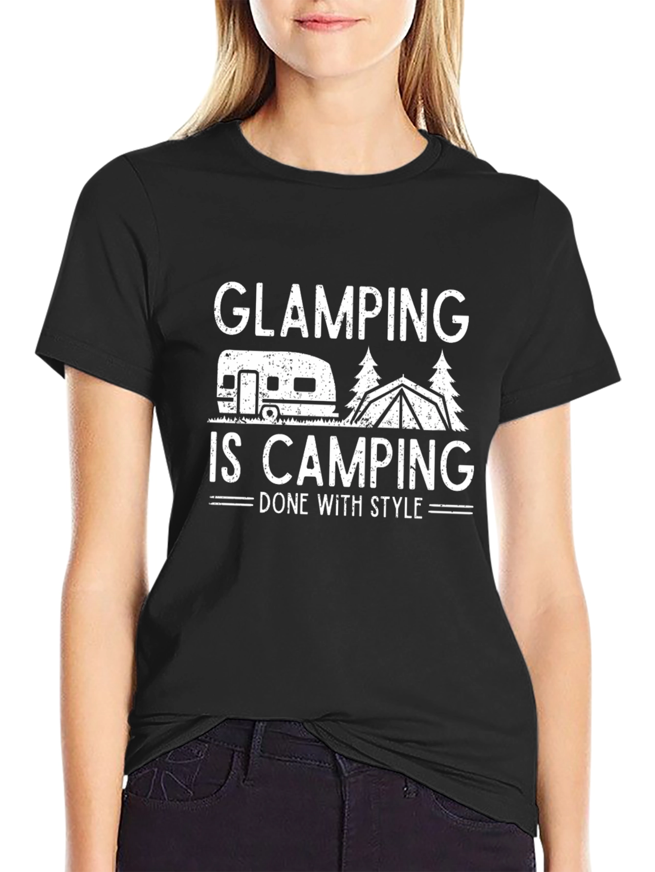Glamping is Camping T-Shirt - Done With Style