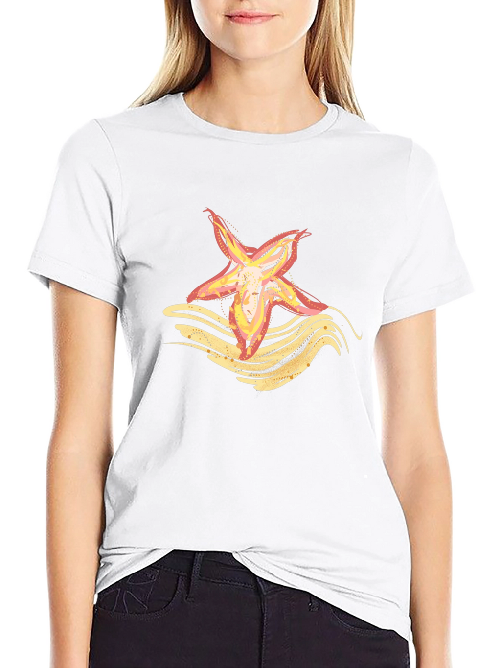 Starfish Graphic Tee - Coastal Vibes
