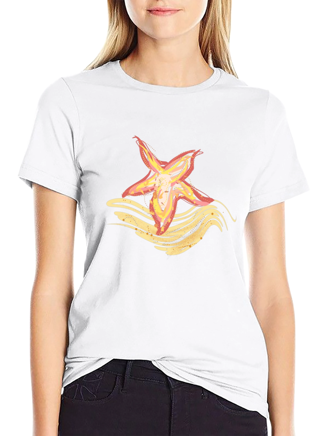 Starfish Graphic Tee - Coastal Vibes