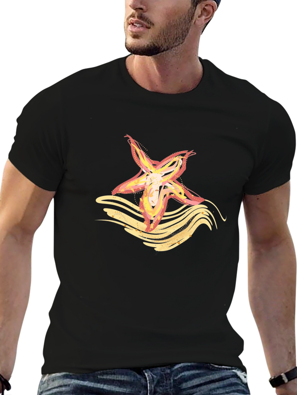 Starfish Graphic Tee - Coastal Vibes