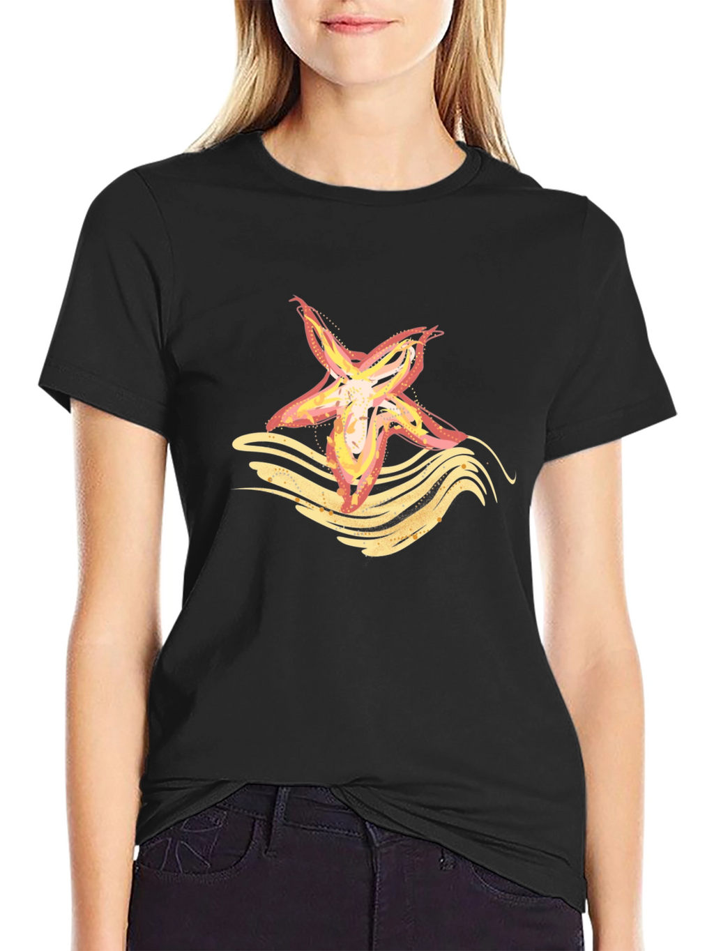 Starfish Graphic Tee - Coastal Vibes