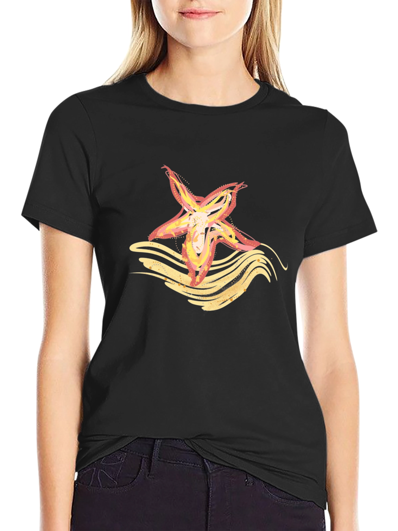Starfish Graphic Tee - Coastal Vibes