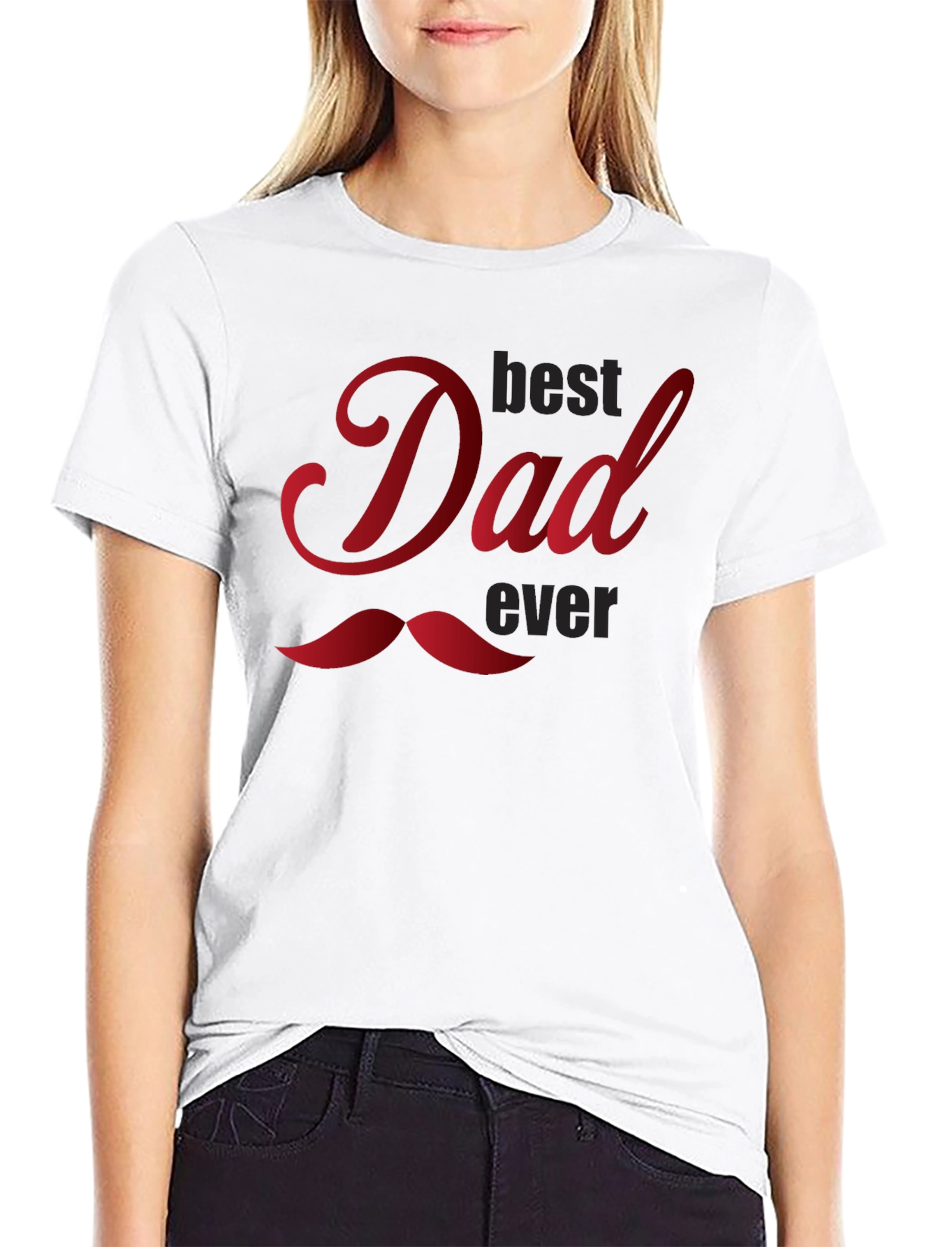 Best Dad Ever Black T-Shirt