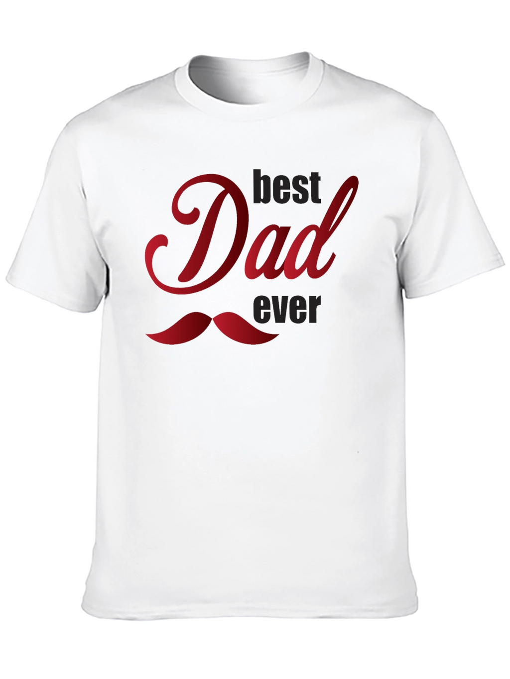 Best Dad Ever Black T-Shirt