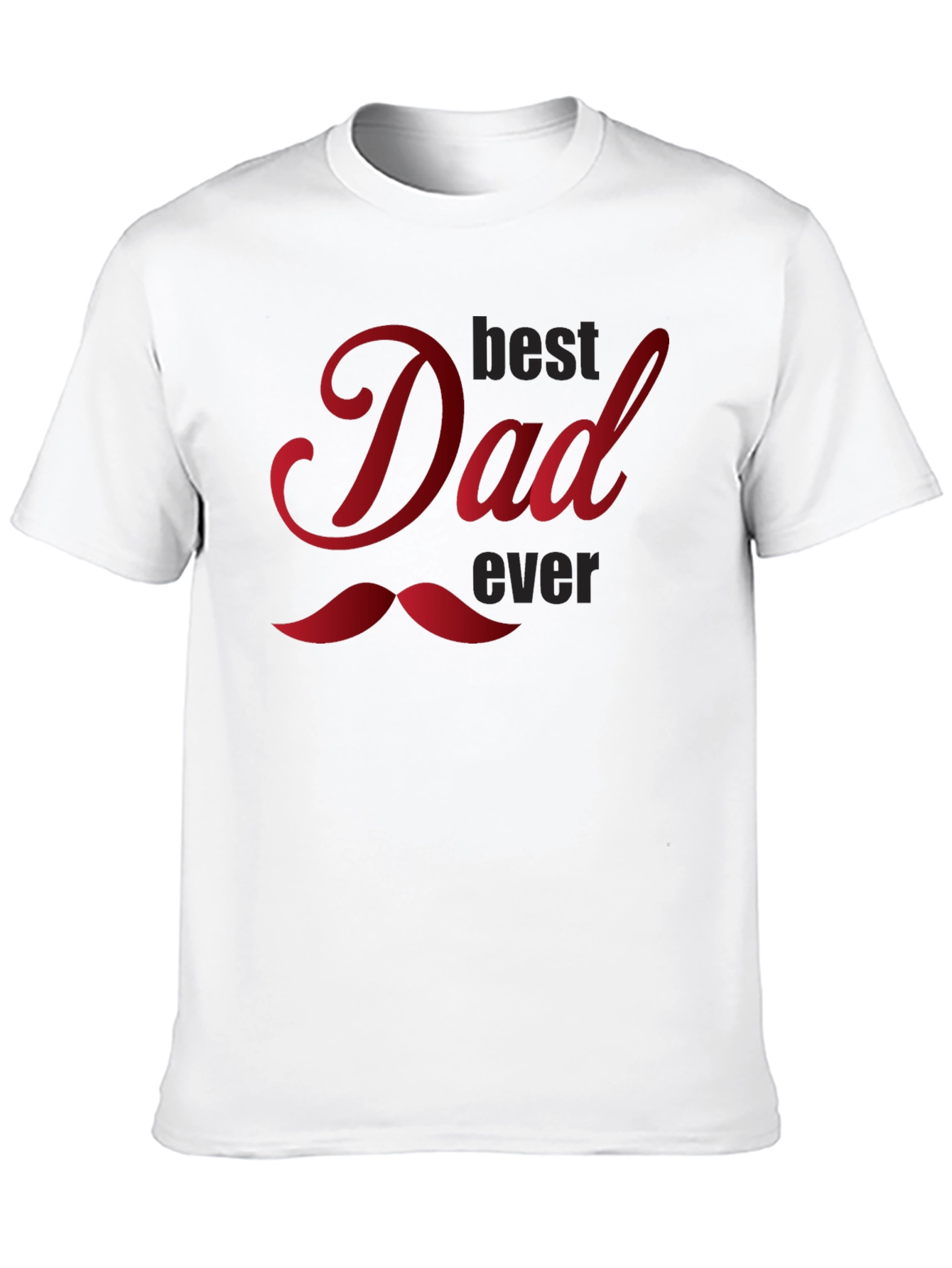 Best Dad Ever Black T-Shirt