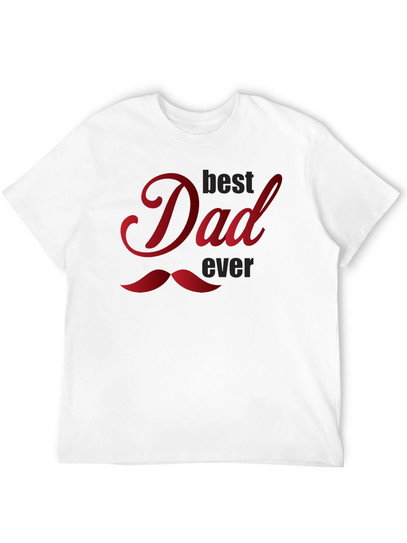 Best Dad Ever Black T-Shirt
