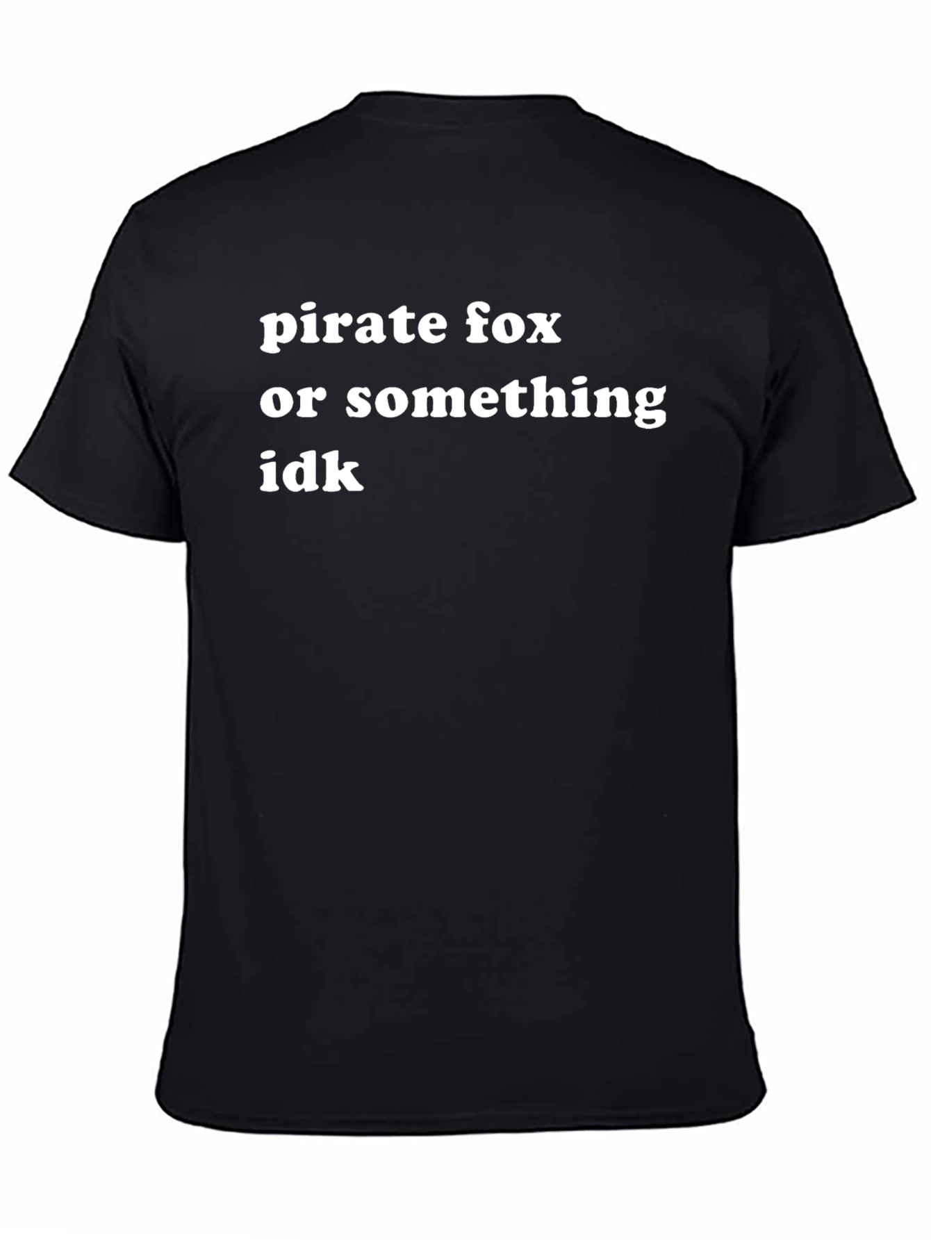 Pirate Fox Graphic T-Shirt - Funny Casual Tee