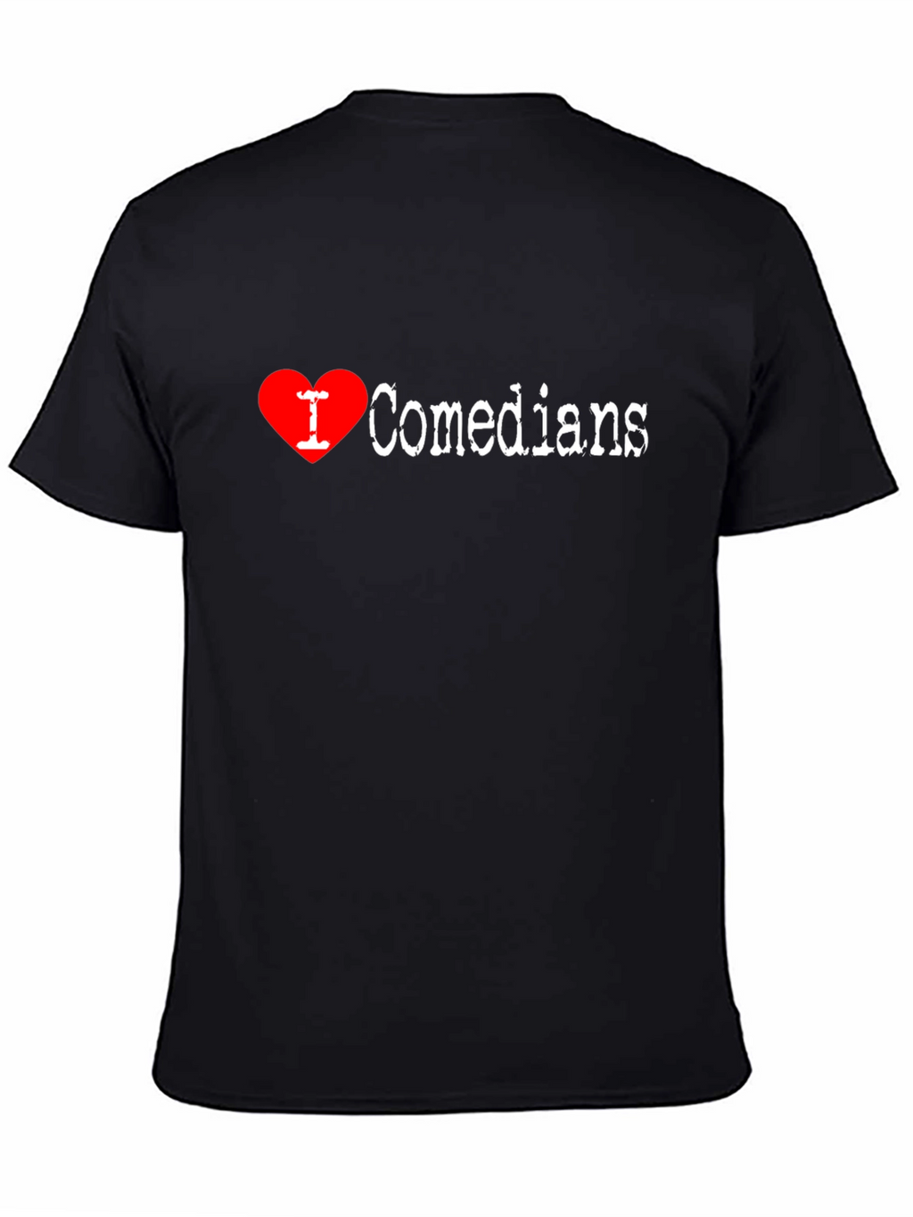 I Heart Comedians Black Graphic Tee