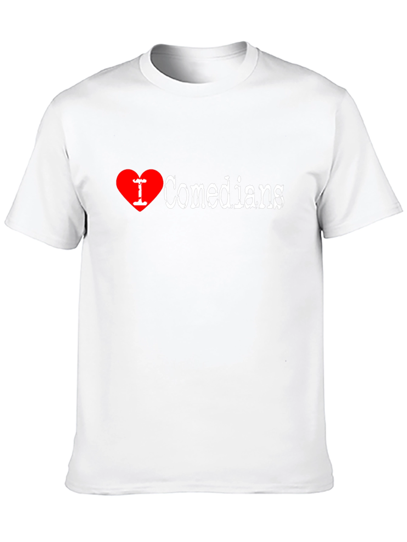 I Heart Comedians Black Graphic Tee