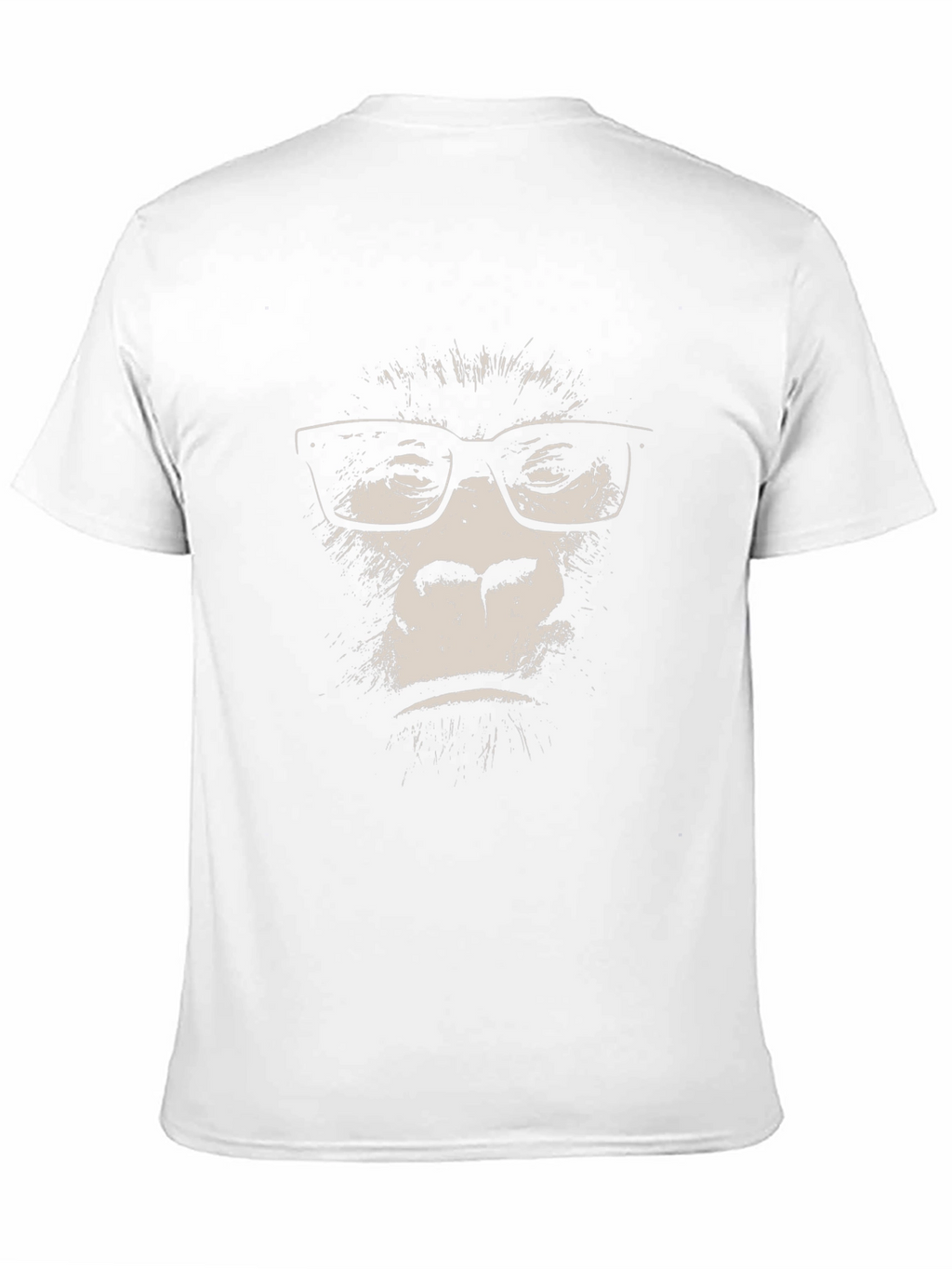 Gorilla with Glasses T-Shirt - Black
