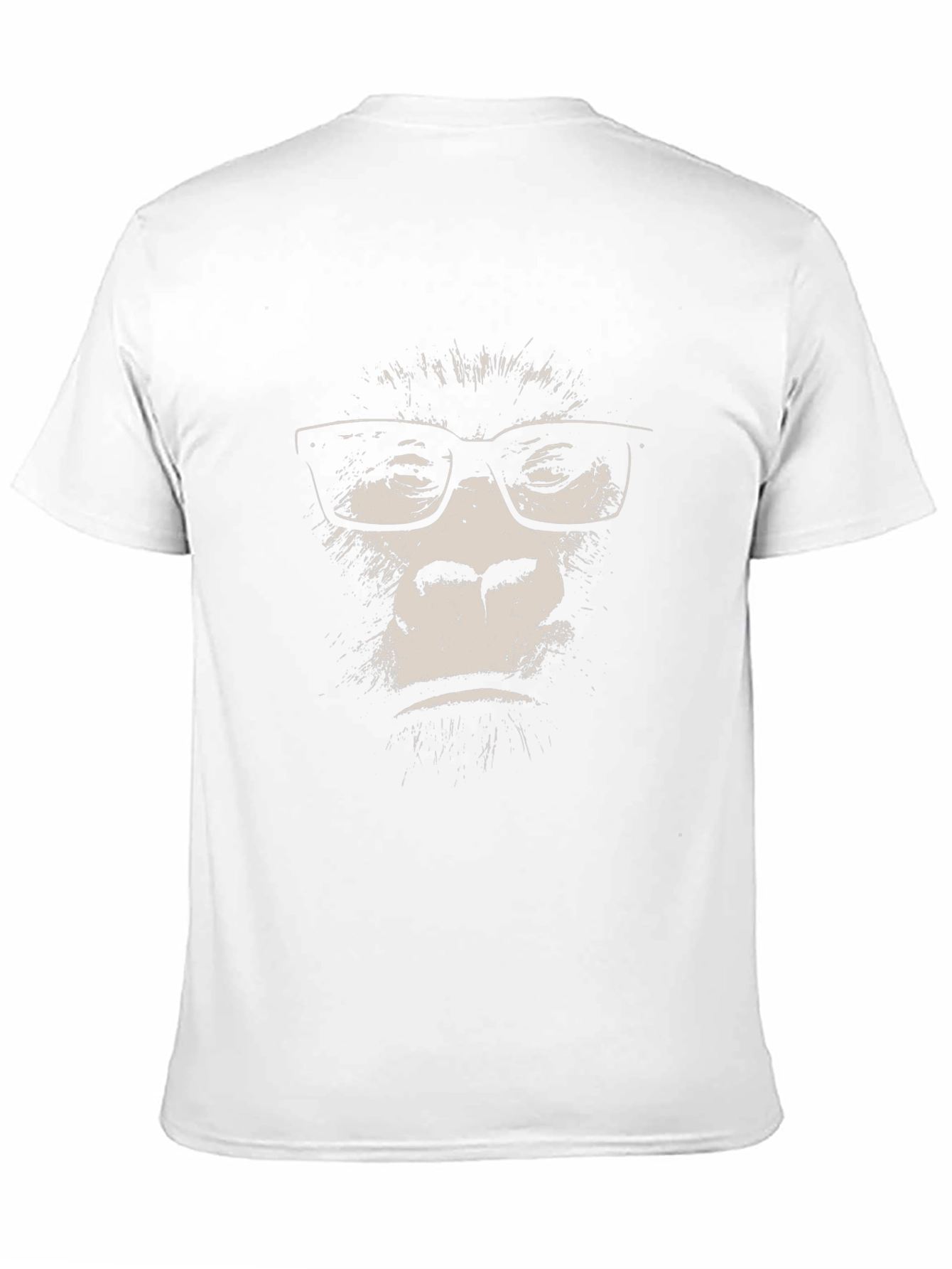 Gorilla with Glasses T-Shirt - Black