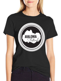 Avalonia Festival Black T-Shirt - Stylish Crew Neck Tee