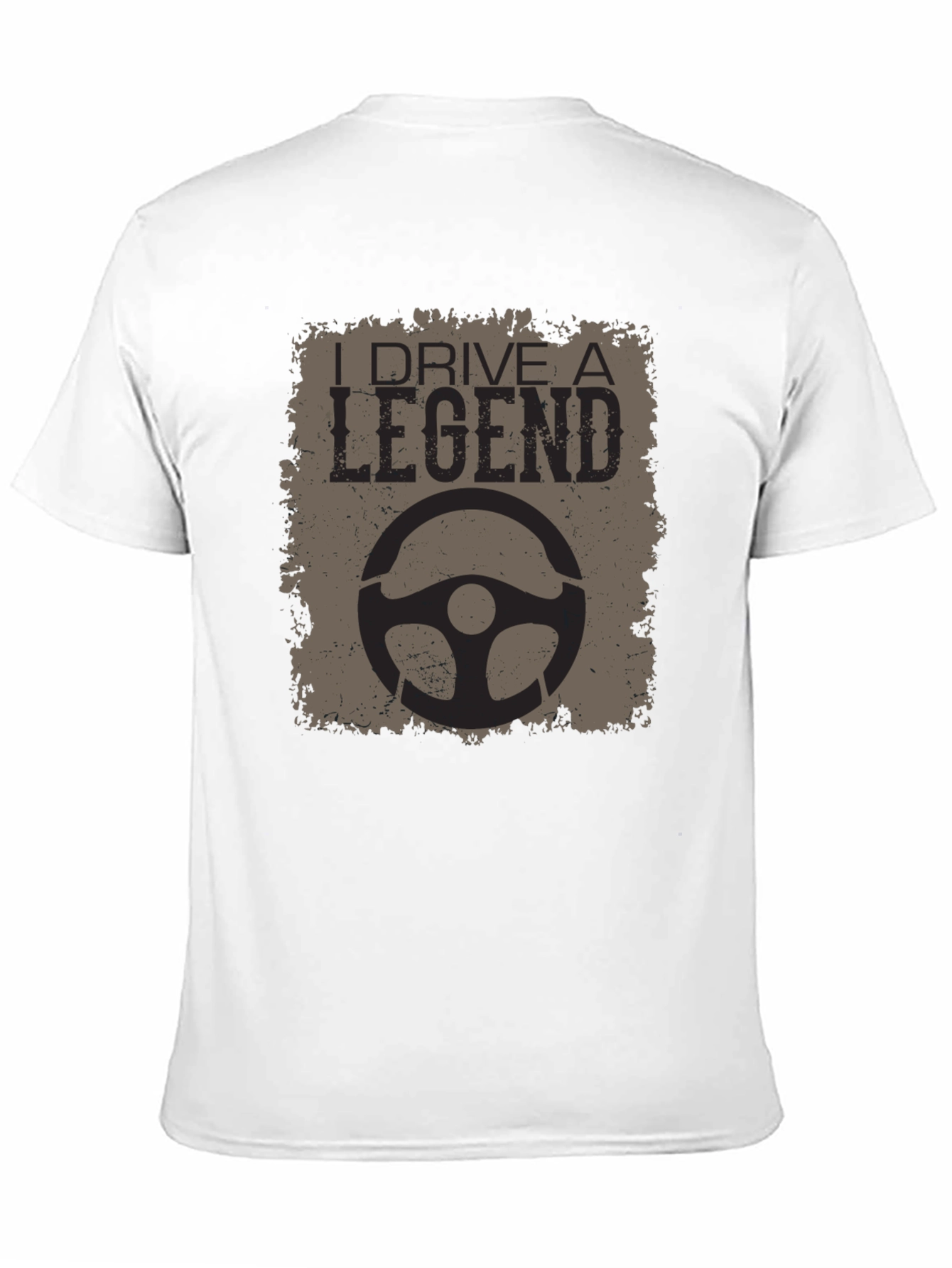 I Drive a Legend Black Graphic Tee