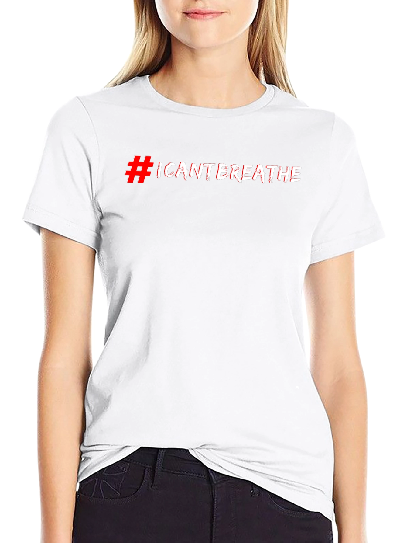 I Cant Breathe Graphic Tee - Black