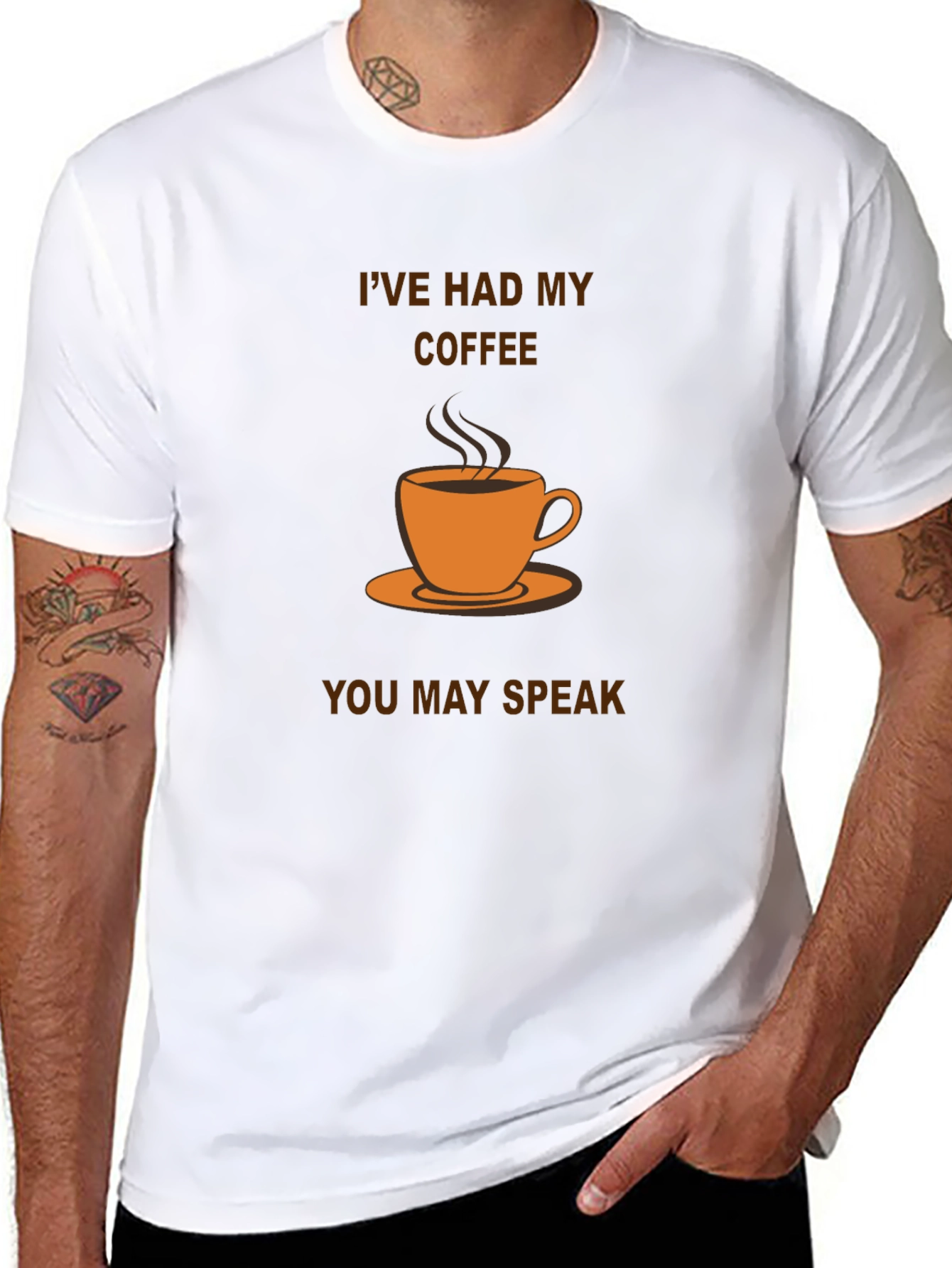 Coffee Lover T-Shirt: Ive Had My Coffee You May Speak