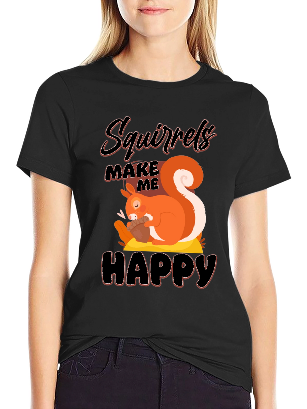 Squirrels Make Me Happy T-Shirt