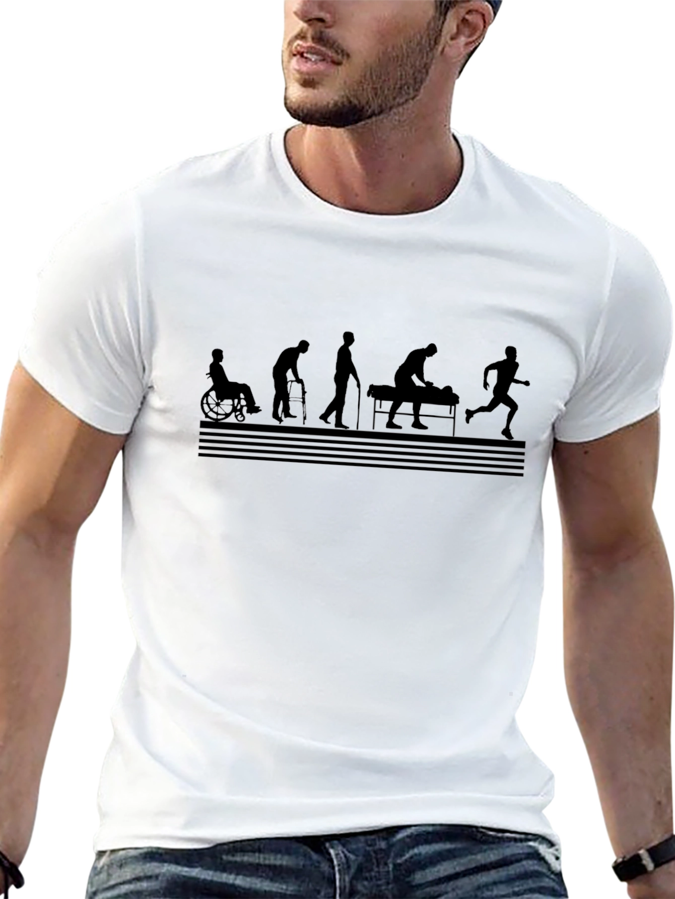 Evolution of Physiotherapy T-Shirt