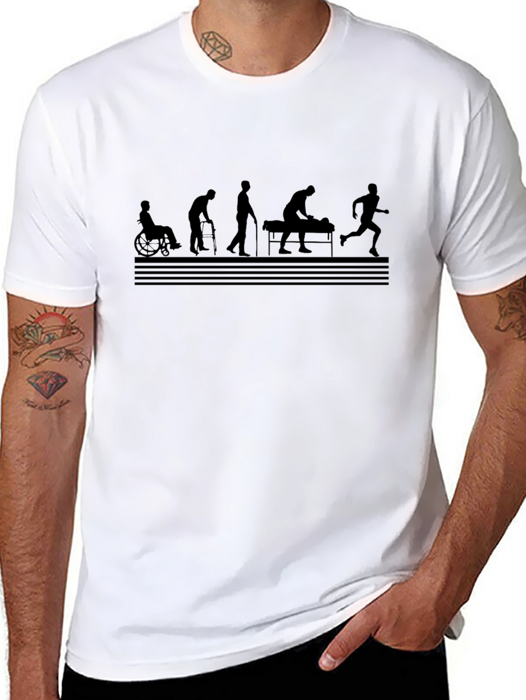 Evolution of Physiotherapy T-Shirt