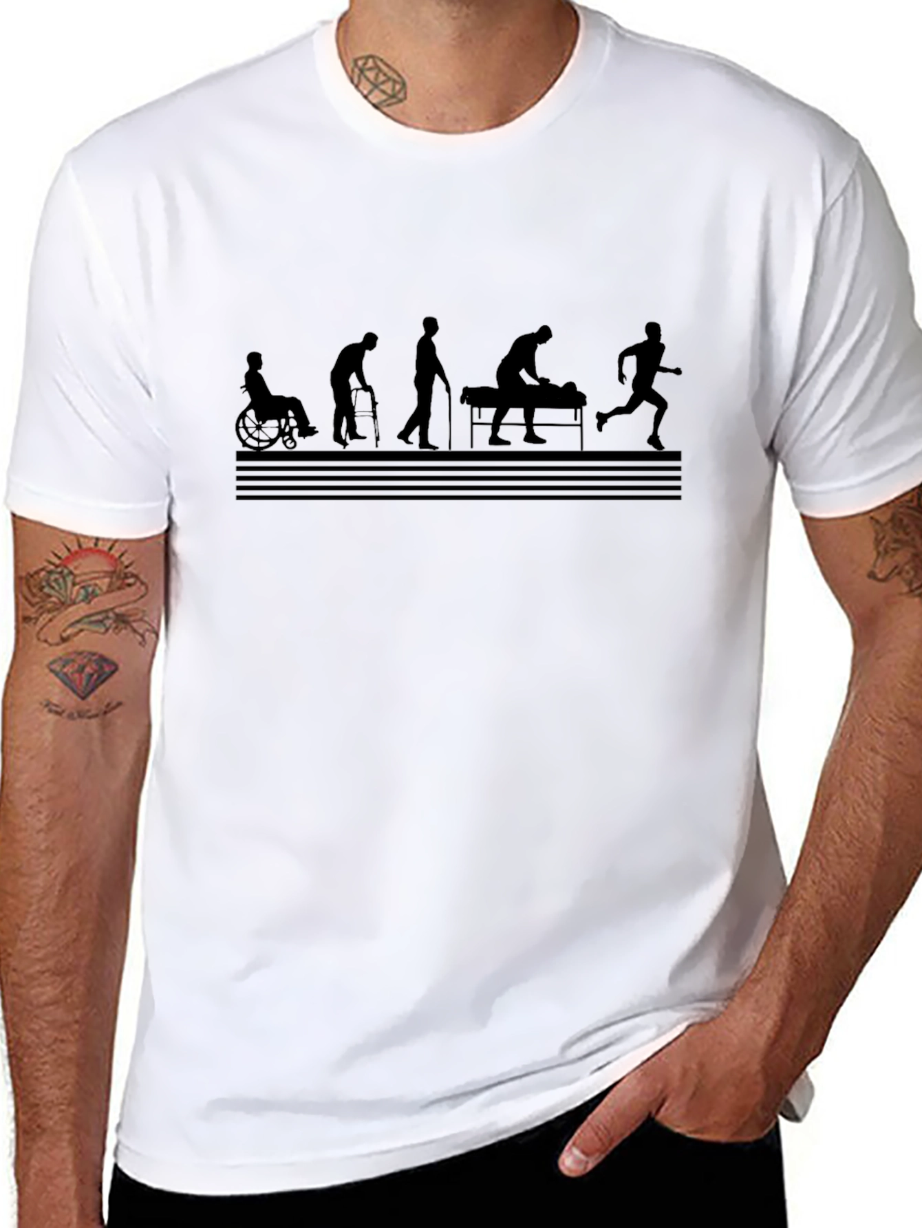 Evolution of Physiotherapy T-Shirt