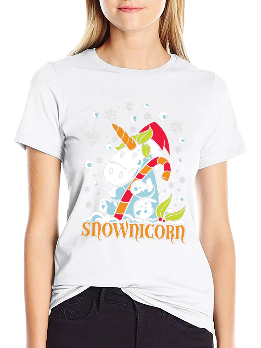 Snow-nicorn Holiday T-Shirt