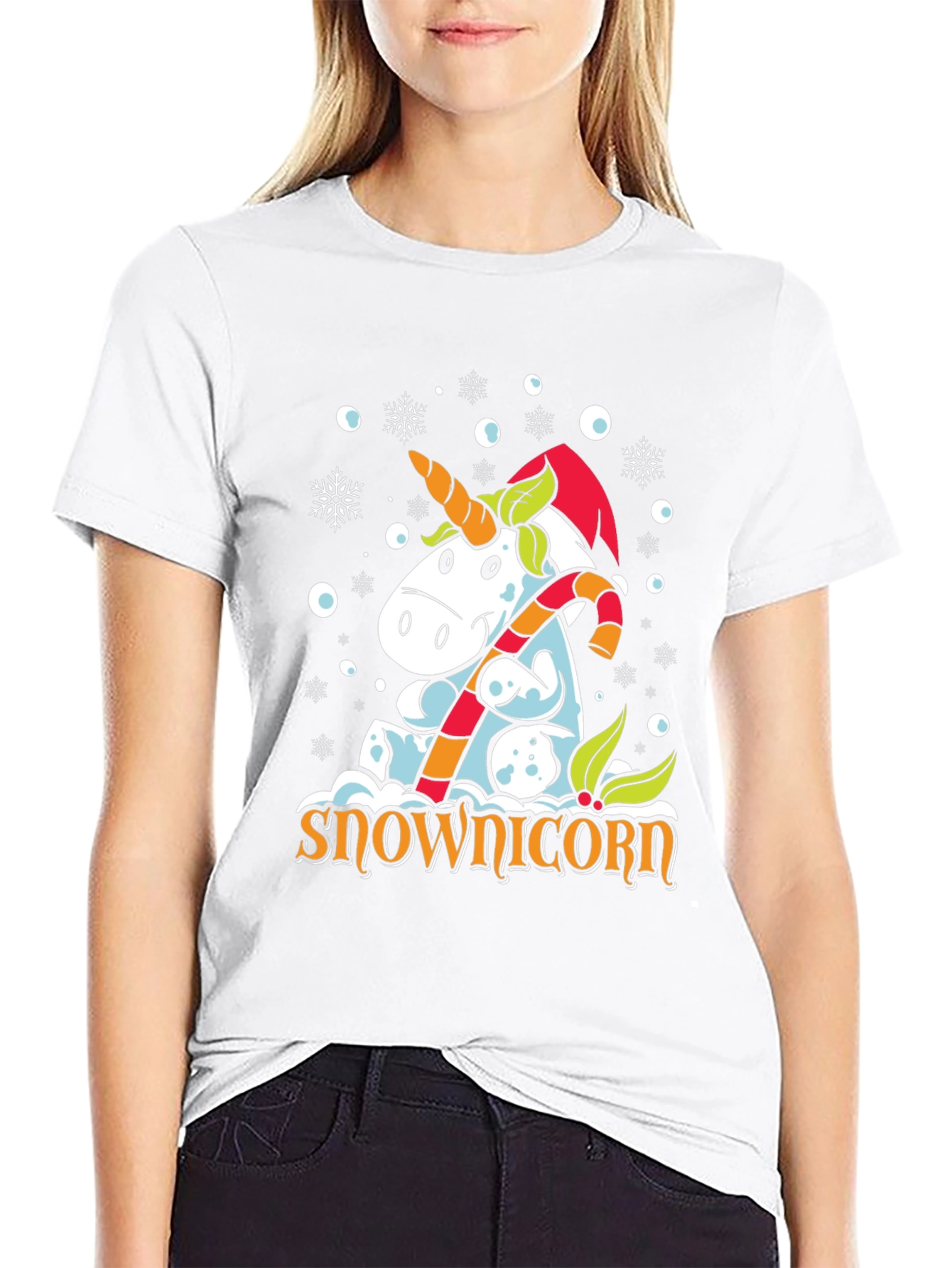 Snow-nicorn Holiday T-Shirt