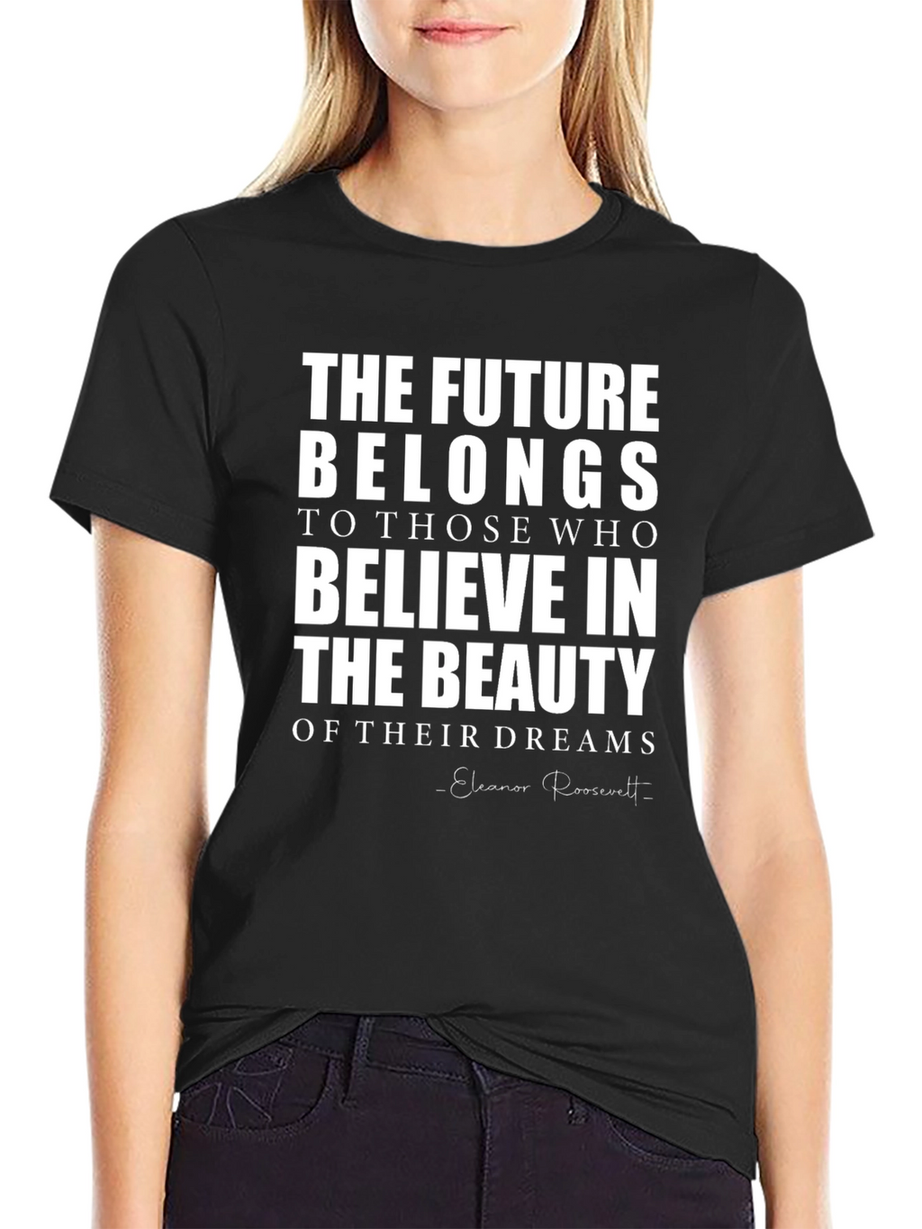 Inspirational Quote T-Shirt - Future Belongs to Believers