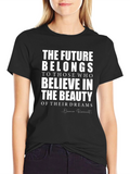 Inspirational Quote T-Shirt - Future Belongs to Believers