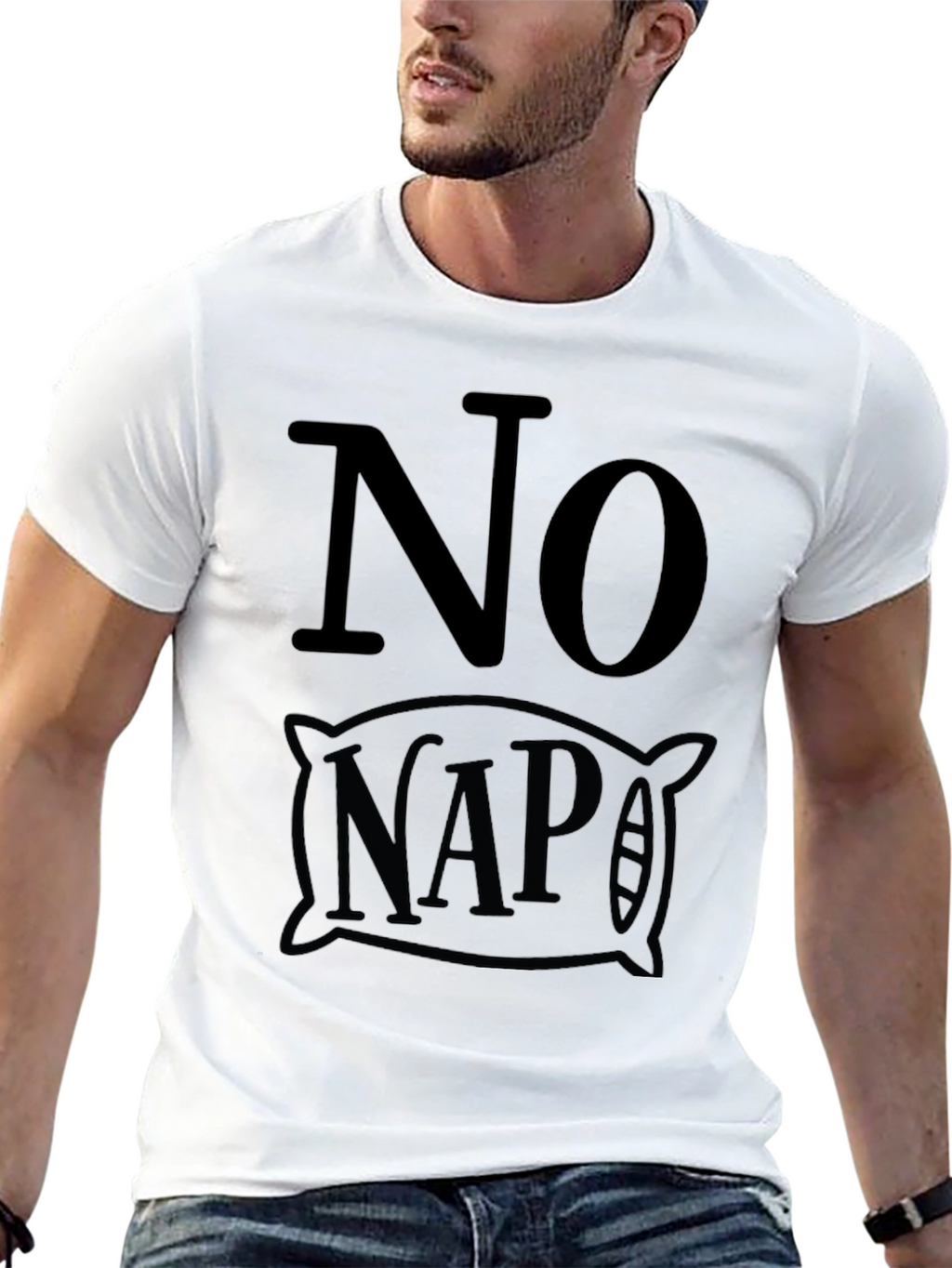 No Nap Graphic Tee - Soft Cotton Comfort