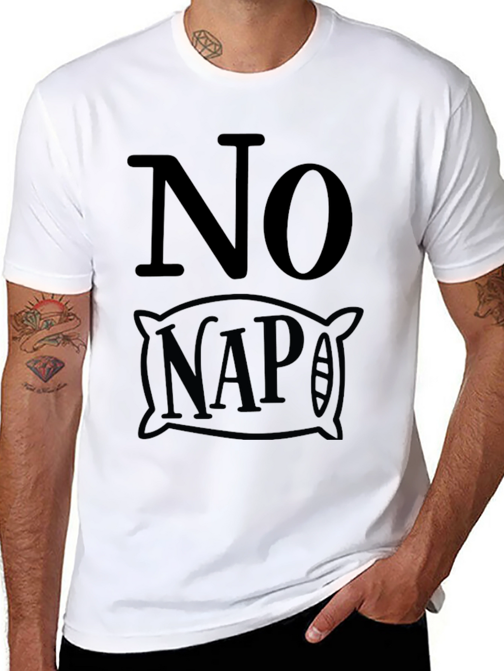 No Nap Graphic Tee - Soft Cotton Comfort