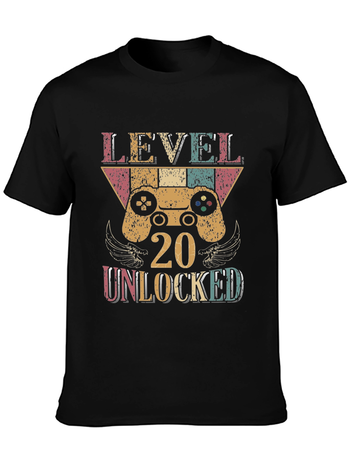 Level 20 Unlocked Gamer T-Shirt - Birthday Gift