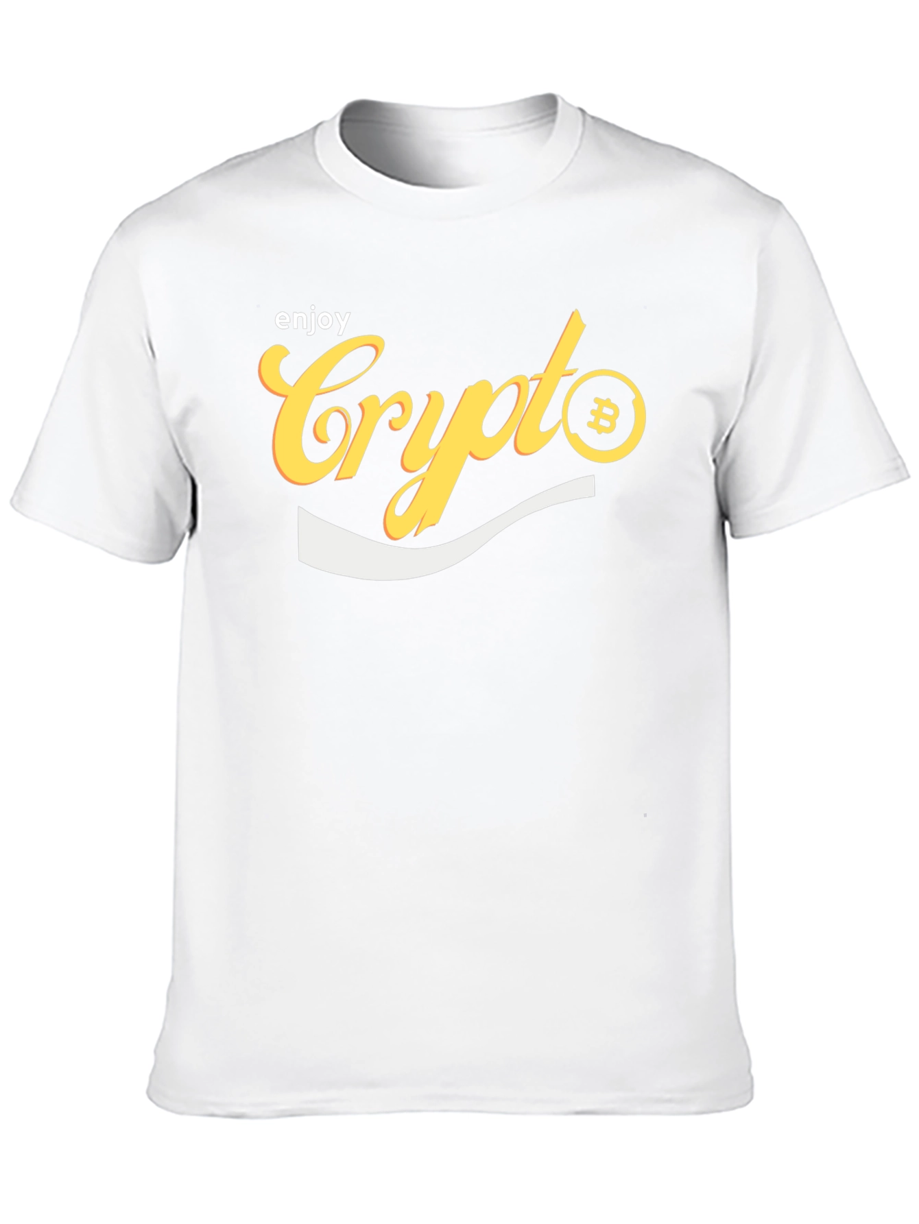 Enjoy Crypto Bitcoin Black T-Shirt