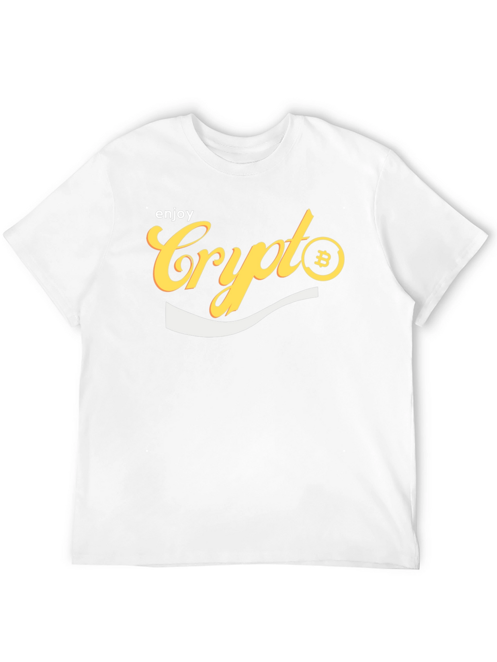 Enjoy Crypto Bitcoin Black T-Shirt