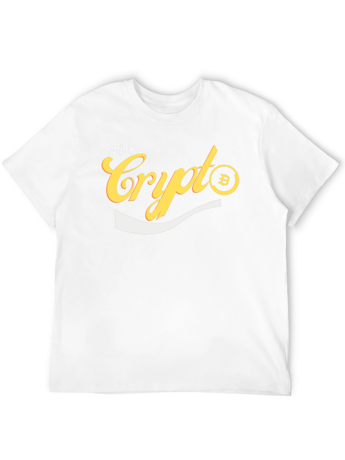 Enjoy Crypto Bitcoin Black T-Shirt