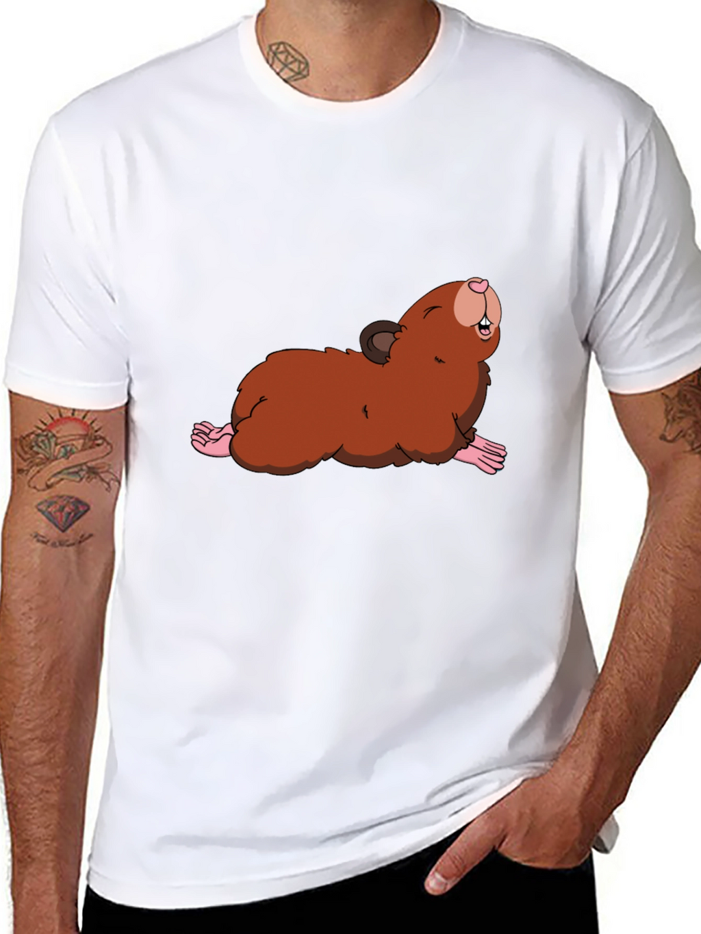 Mole Cartoon T-Shirt - Comfy Cotton Tee