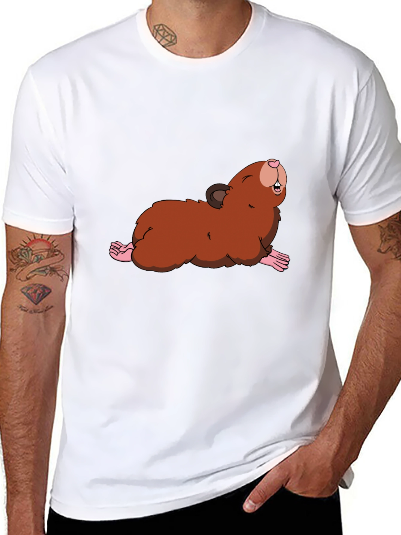 Mole Cartoon T-Shirt - Comfy Cotton Tee