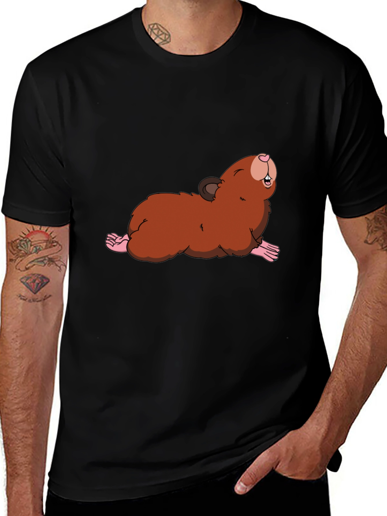 Mole Cartoon T-Shirt - Comfy Cotton Tee