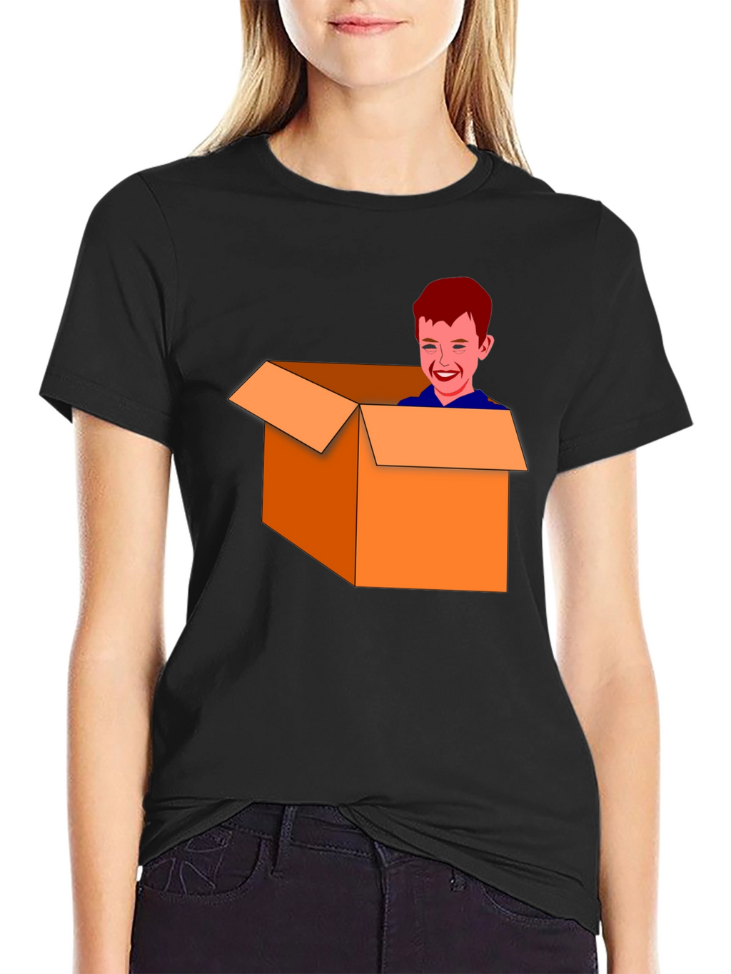Boy in a Box Graphic Tee - Funny T-Shirt
