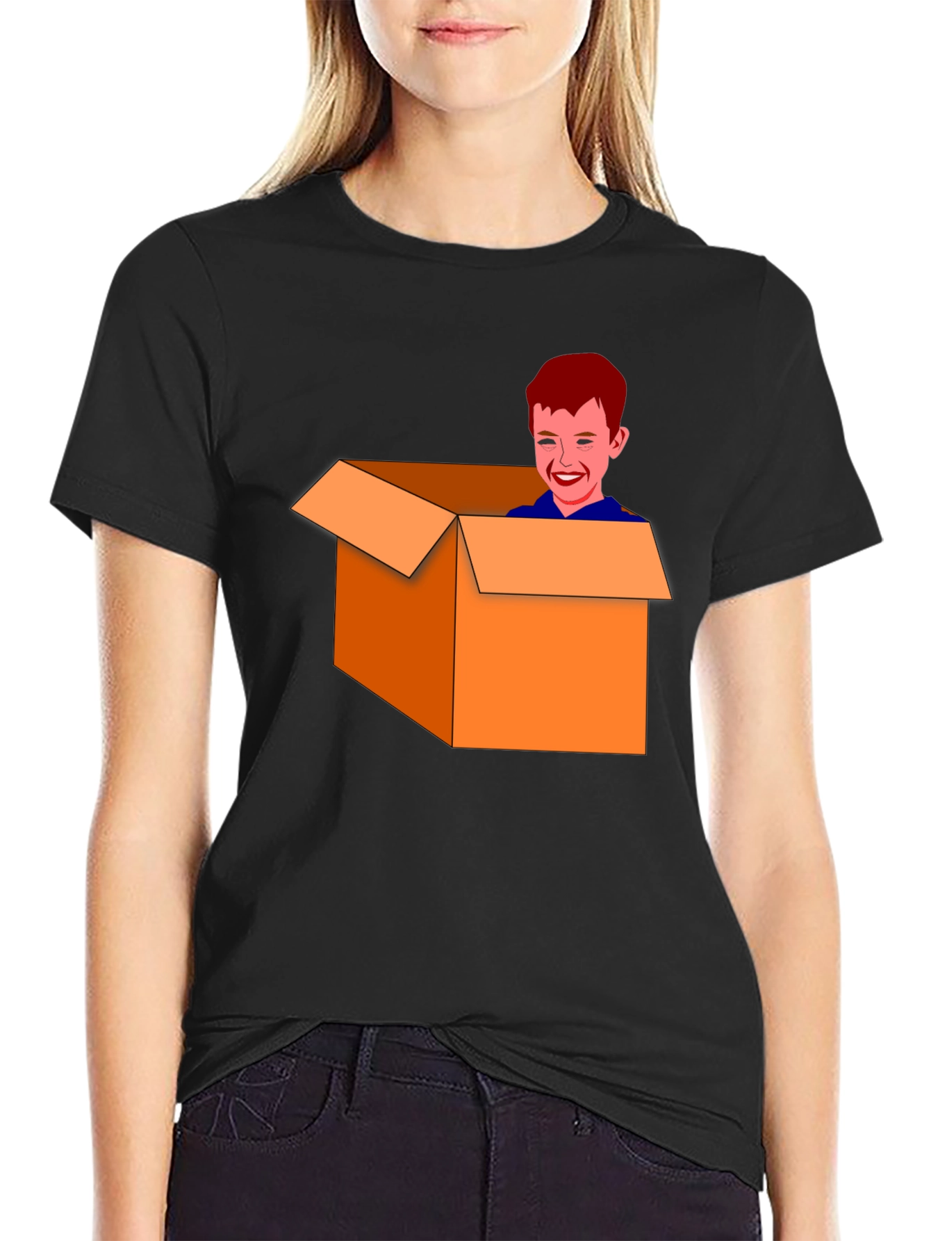 Boy in a Box Graphic Tee - Funny T-Shirt