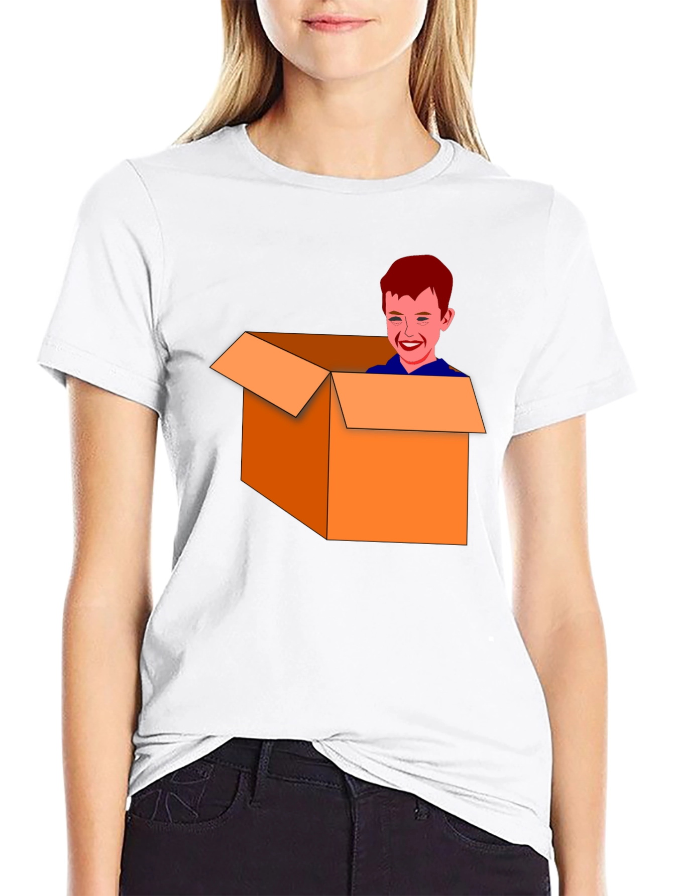 Boy in a Box Graphic Tee - Funny T-Shirt